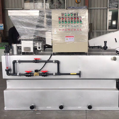 Tratamento de águas residuais industrial de dose automático integrado de aço inoxidável do sistema