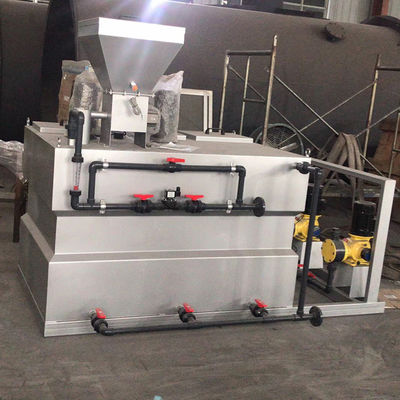 Tratamento de águas residuais industrial de dose automático integrado de aço inoxidável do sistema