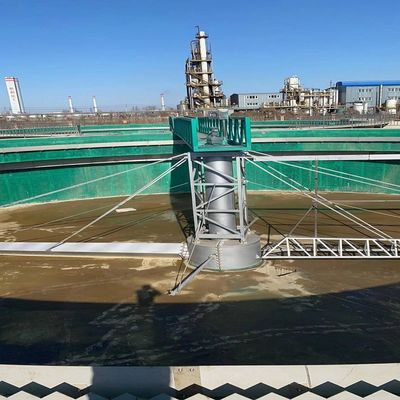 Tanque de sedimentação periférico do raspador de lama da movimentação da meia ponte de aço inoxidável