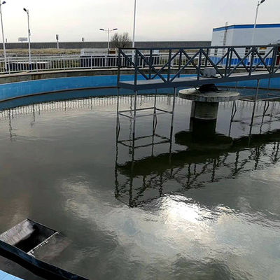 Tanque de sedimentação periférico do raspador de lama da movimentação da meia ponte de aço inoxidável