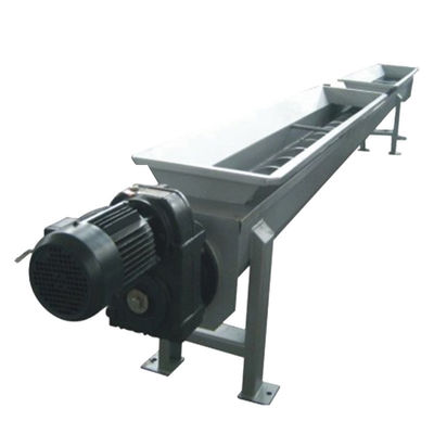 Transporte de correia em forma de u Shaftless do parafuso para o carbono Ash Concrete da lama da grão do almofariz