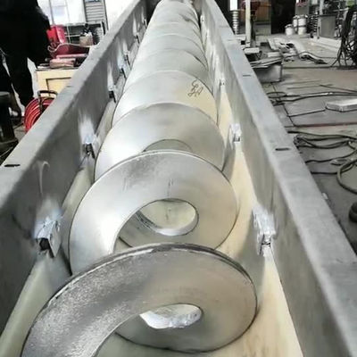 Rosca Transportadora Tipo U para Grãos de Minério de Cinza de Cimento de Lodo