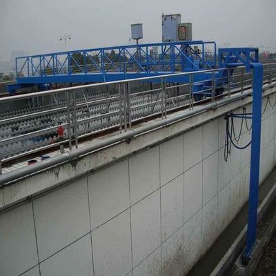 Raspador de lama móvel de aço inoxidável horizontal para tratamento de esgoto