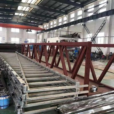 Raspador de lama móvel de aço inoxidável horizontal para tratamento de esgoto