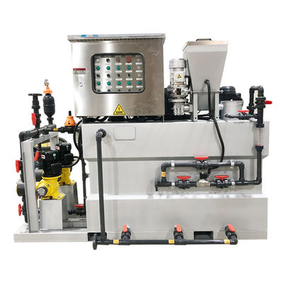 Máquina de dosagem automática completa de pó seco PAM PAC base de ácido integrada