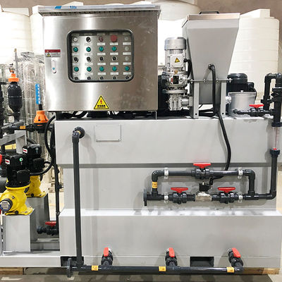 Máquina de dosagem automática completa de pó seco PAM PAC base de ácido integrada
