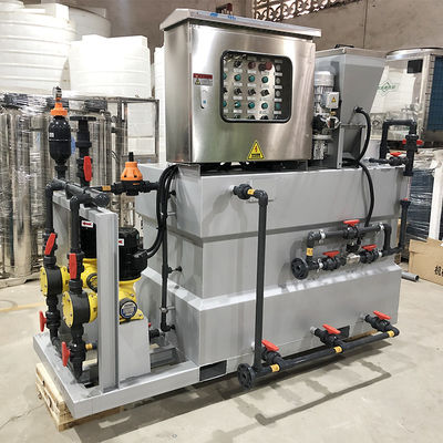 Máquina de dosagem automática completa de pó seco PAM PAC base de ácido integrada