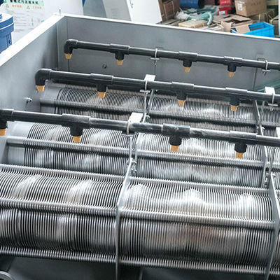 Máquina de desaguamento de lodo tipo espiral prensa de parafuso SS 304 Material