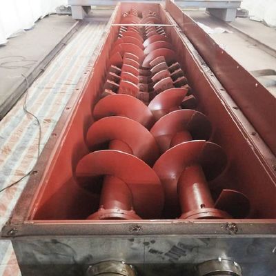Rosca transportadora de lodo de aço inoxidável 304 em forma de U