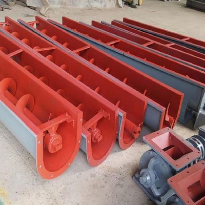 Rosca transportadora de lodo de aço inoxidável 304 em forma de U