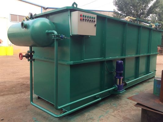 10m3 Fluxo Horizontal de Flotação de Ar Dissolvido Remoção de Flocos Suspensos