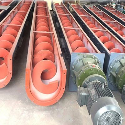 Máquina de rosca transportadora de cimento de silo de aço inoxidável espiral para pó