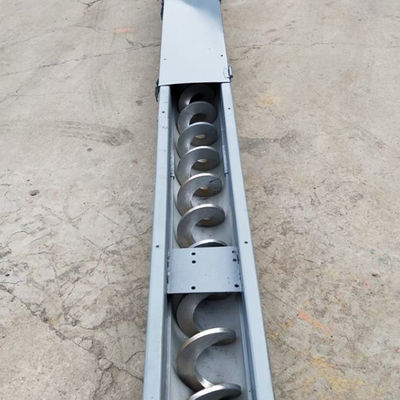 Máquina de rosca transportadora de cimento de silo de aço inoxidável espiral para pó