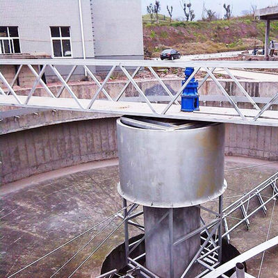 Raspador de lodo de acionamento central do tanque de sedimentação de esgoto 304 aço inoxidável