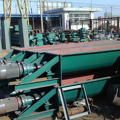 O tipo transporte de Shaftless U de parafuso espiral do cal inclinou industrial horizontal
