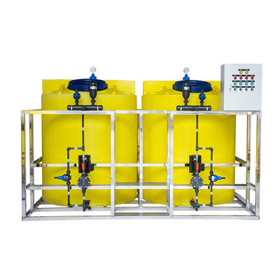 PAC/PAM Automatic Dosing System Integrated para a dose e a agitação de dissolução