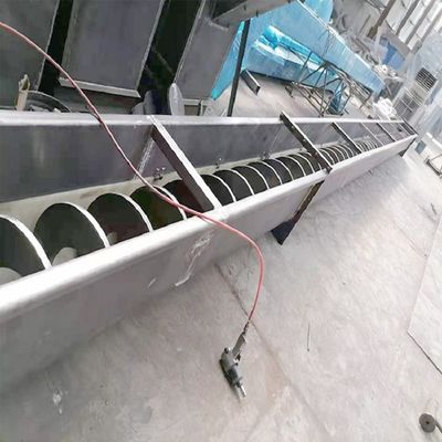 Transporte de parafuso de aço inoxidável horizontal 1000mm do eixo dobro para a indústria de carvão