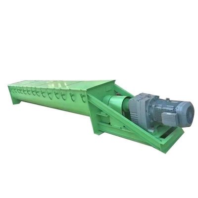 Tipo máquina SS316L 1-10t/h de U do transporte de parafuso do eixo helicoidal do pó da lama de Shaftless