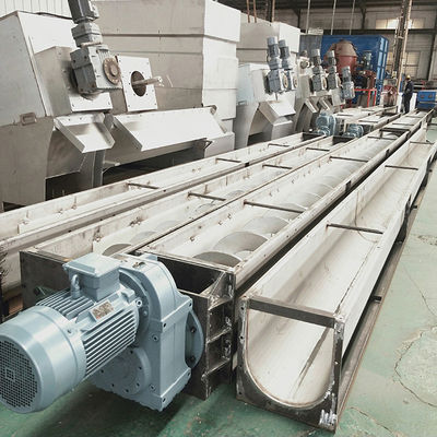 304 comprimento em forma de u de aço inoxidável da máquina 1~20m do transporte de parafuso de Shaftless