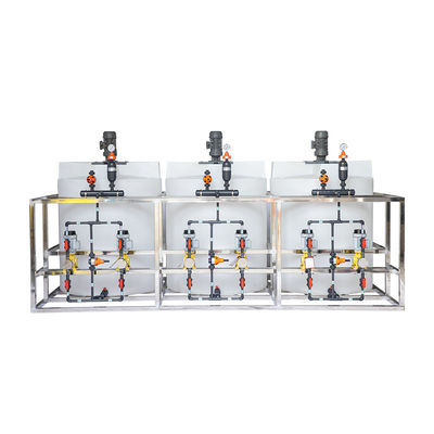 Mistura de dissolução de dose automática completa da máquina 4500L/H integrada
