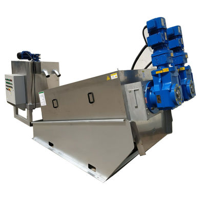 Máquina de secagem automatizada completa 18-30kg/h da lama espiral de aço inoxidável