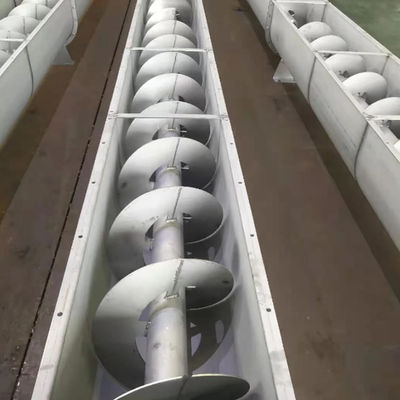 o transporte de parafuso do eixo helicoidal do transporte de parafuso de 1-40m Shaftless para o desperdício de óleo enlameia o transtorte