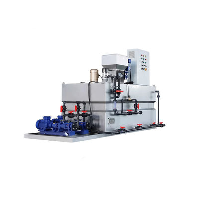 polímero de dose químico da máquina 6000L que dosa o sistema 2.2KW para o tratamento de esgotos