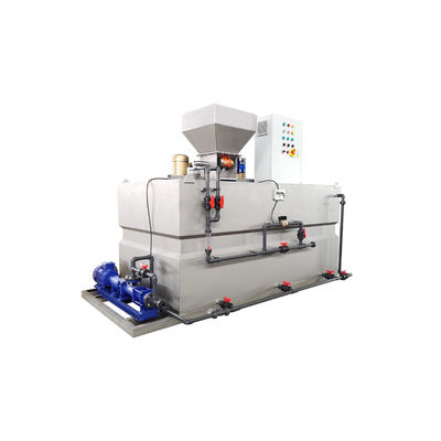polímero de dose químico da máquina 6000L que dosa o sistema 2.2KW para o tratamento de esgotos