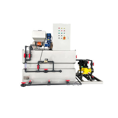 polímero de dose químico da máquina 6000L que dosa o sistema 2.2KW para o tratamento de esgotos