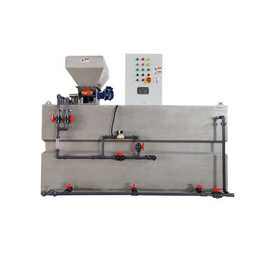 polímero de dose químico da máquina 6000L que dosa o sistema 2.2KW para o tratamento de esgotos