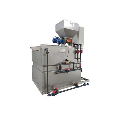 polímero de dose químico da máquina 6000L que dosa o sistema 2.2KW para o tratamento de esgotos