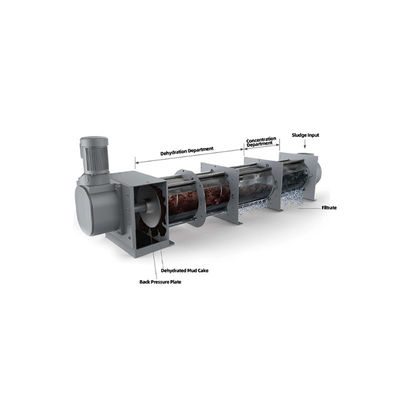 304/316 de desidratador Volute de aço inoxidável 10-16kg/H da imprensa de parafuso