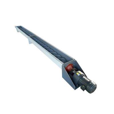 transporte de parafuso automatizado comprimento de Shaftless do aço carbono de 1~100m para o pó da grão do cimento