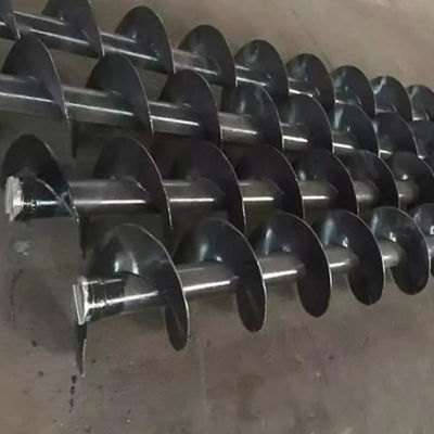 transporte de parafuso automatizado comprimento de Shaftless do aço carbono de 1~100m para o pó da grão do cimento