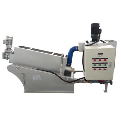 7.5m3/ H automatizou a máquina de secagem 50HZ 60HZ da lama da imprensa de parafuso