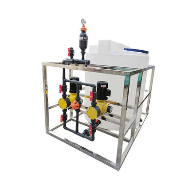Máquina de dose totalmente automático PAC/PAM Flocculant Dosing System do ISO 250L~10000L do CE
