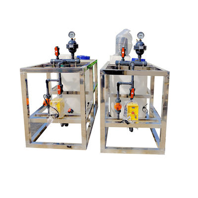 Máquina de dose totalmente automático PAC/PAM Flocculant Dosing System do ISO 250L~10000L do CE