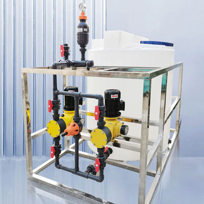 Máquina de dose totalmente automático PAC/PAM Flocculant Dosing System do ISO 250L~10000L do CE