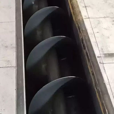transporte de correia do parafuso de Shaftless do eixo helicoidal da lama de 5t/H SS316 para o tratamento de esgotos de tingidura