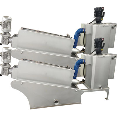 Equipamento de secagem do tratamento de águas residuais da máquina 20m3/H da lama da imprensa de parafuso de 304SS 316SS