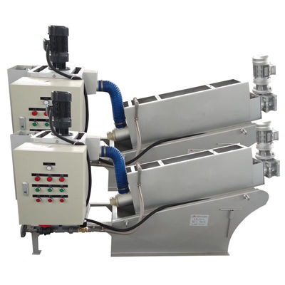 Máquina de secagem 1-500m3/H do tratamento da lama da máquina de Slduge da imprensa de parafuso SS304