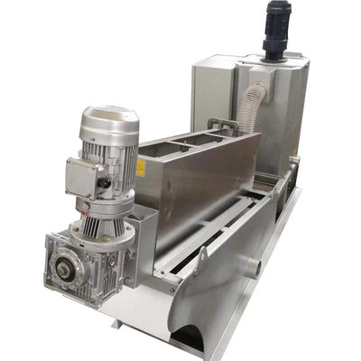 máquina de secagem lama Volute da imprensa de parafuso do disco do desidratador da lama 1-2500kgs/H da multi