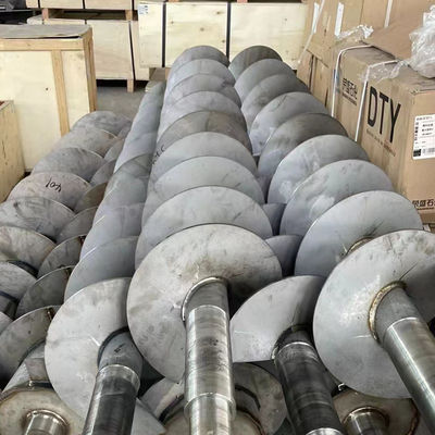 Conveyor de parafusos de aço inoxidável Sprial 304 para cimento
