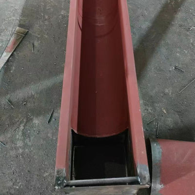 Transportador de parafusos de aço inoxidável de cimento inclinado