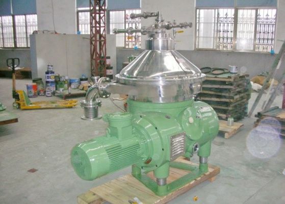 Separador centrífugo automático de disco contínuo