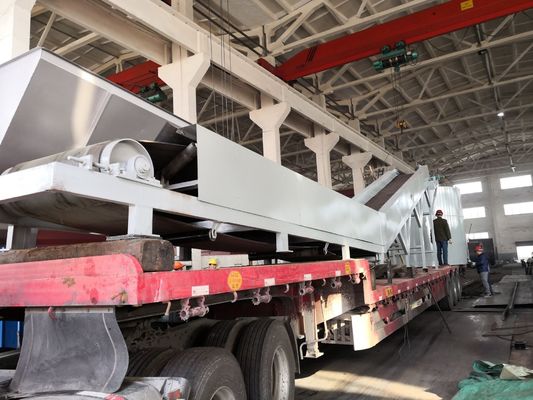 líquido de limpeza do transporte de correia do parafuso 22.0Kw de 650mm de aço inoxidável