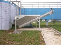 Máquina da imprensa de parafuso da água de esgoto, imprensa de parafuso 1.2m3/h de secagem pequena