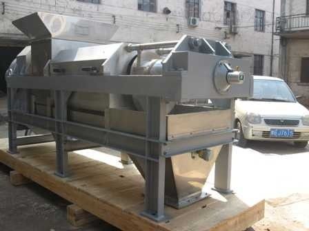 Máquina da imprensa de parafuso da água de esgoto, imprensa de parafuso 1.2m3/h de secagem pequena