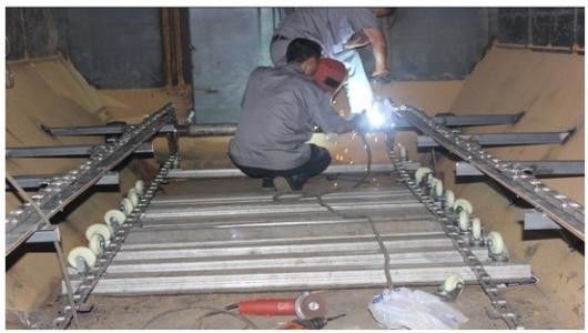 aço carbono do sistema do raspador da corrente de 3m para o tanque do tratamento da água