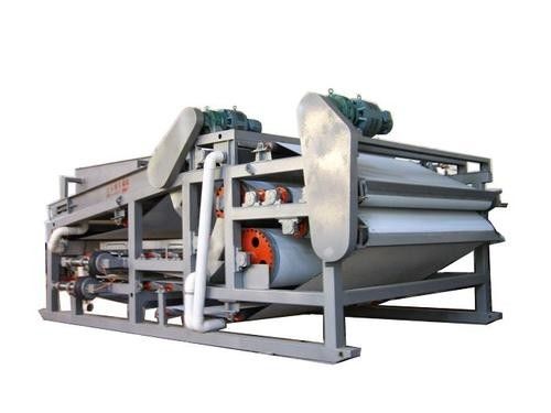 Tratamento de águas residuais do espessador da correia da gravidade 3.0KW, imprensa de filtro da correia da lama do aço de liga